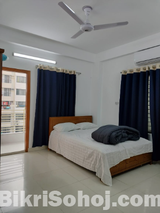 Furnished 3-Bedroom Flat Rent in Bashundhara R/A,Dhaka